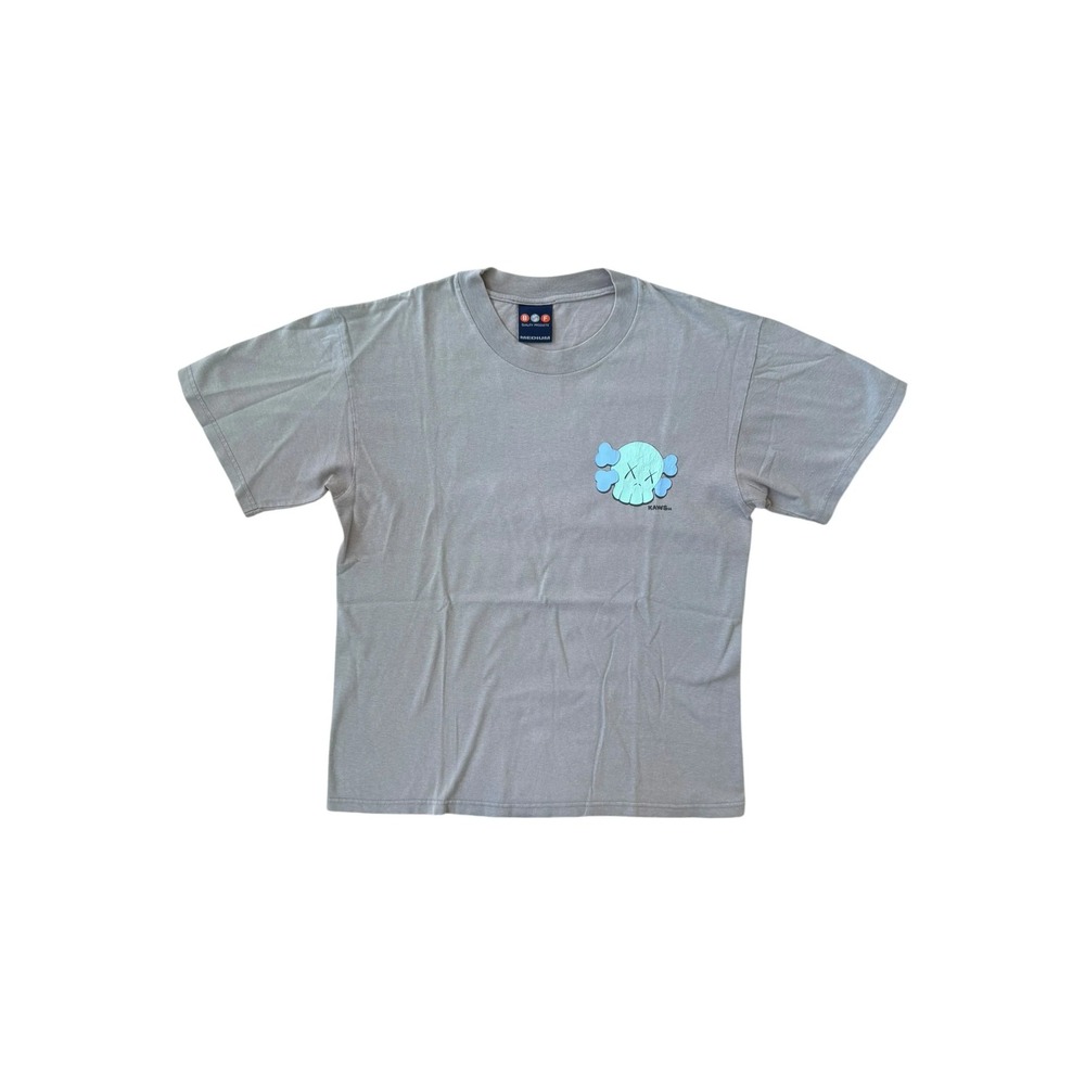 Kaws Project Dragon T-Shirt Mens Medium Grey Good 90s Futura Skull Graphic